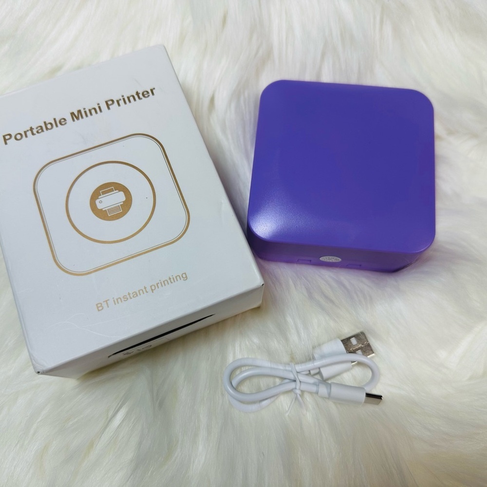 Portable Mini Printer - White - Picture 4 of 5